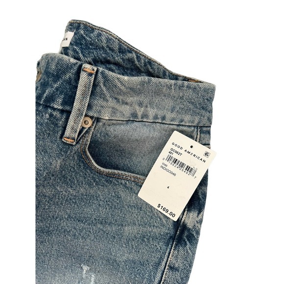 Good American Good‎ Classic Jeans Indigo046 NWT - Picture 2 of 6